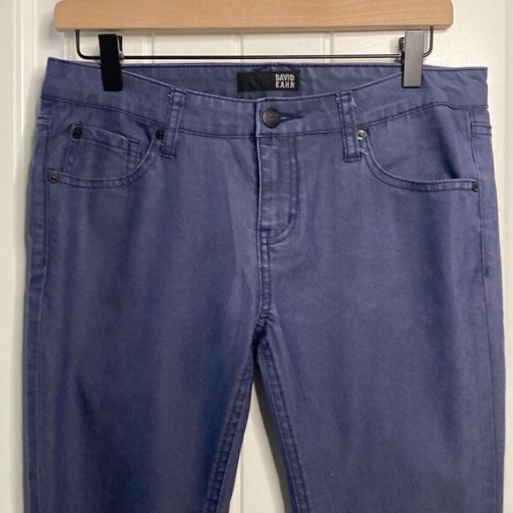 David Kahn Skinny Jeans Blue Colored Stretch Denim - Picture 2 of 10